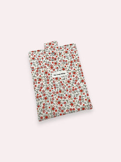 Book Sleeve (Small) - Tangerine Floral