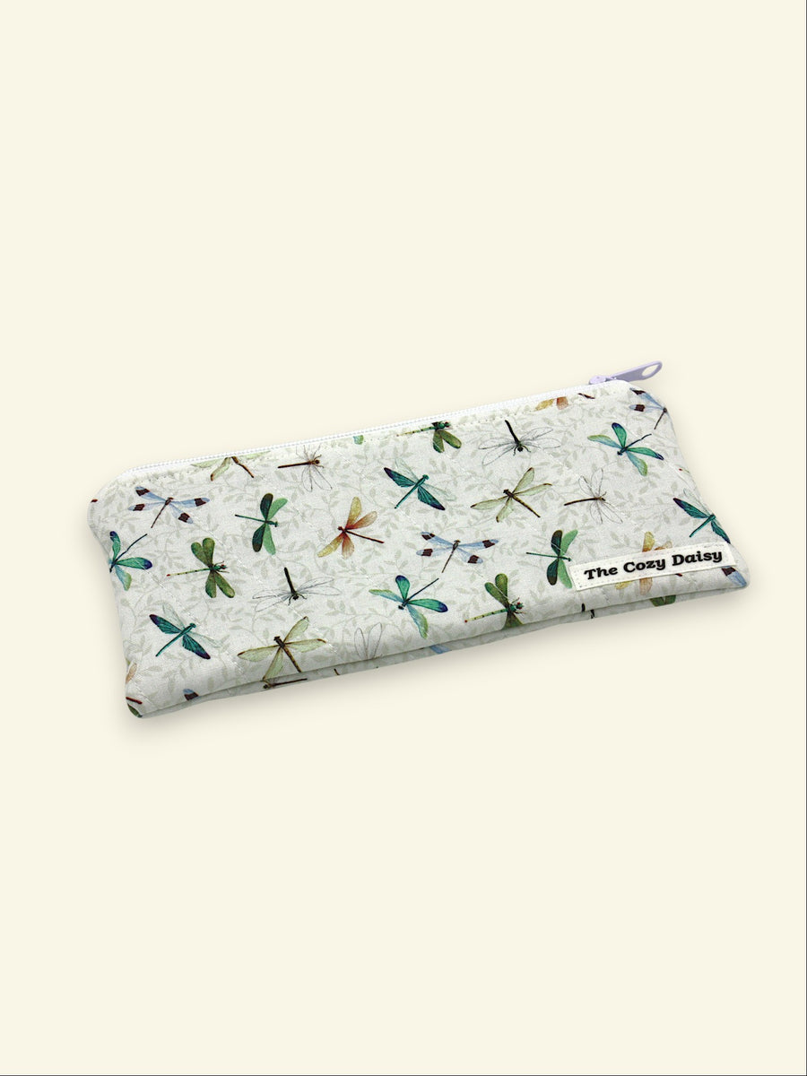 Pencil/Glass Case — Dragonfly