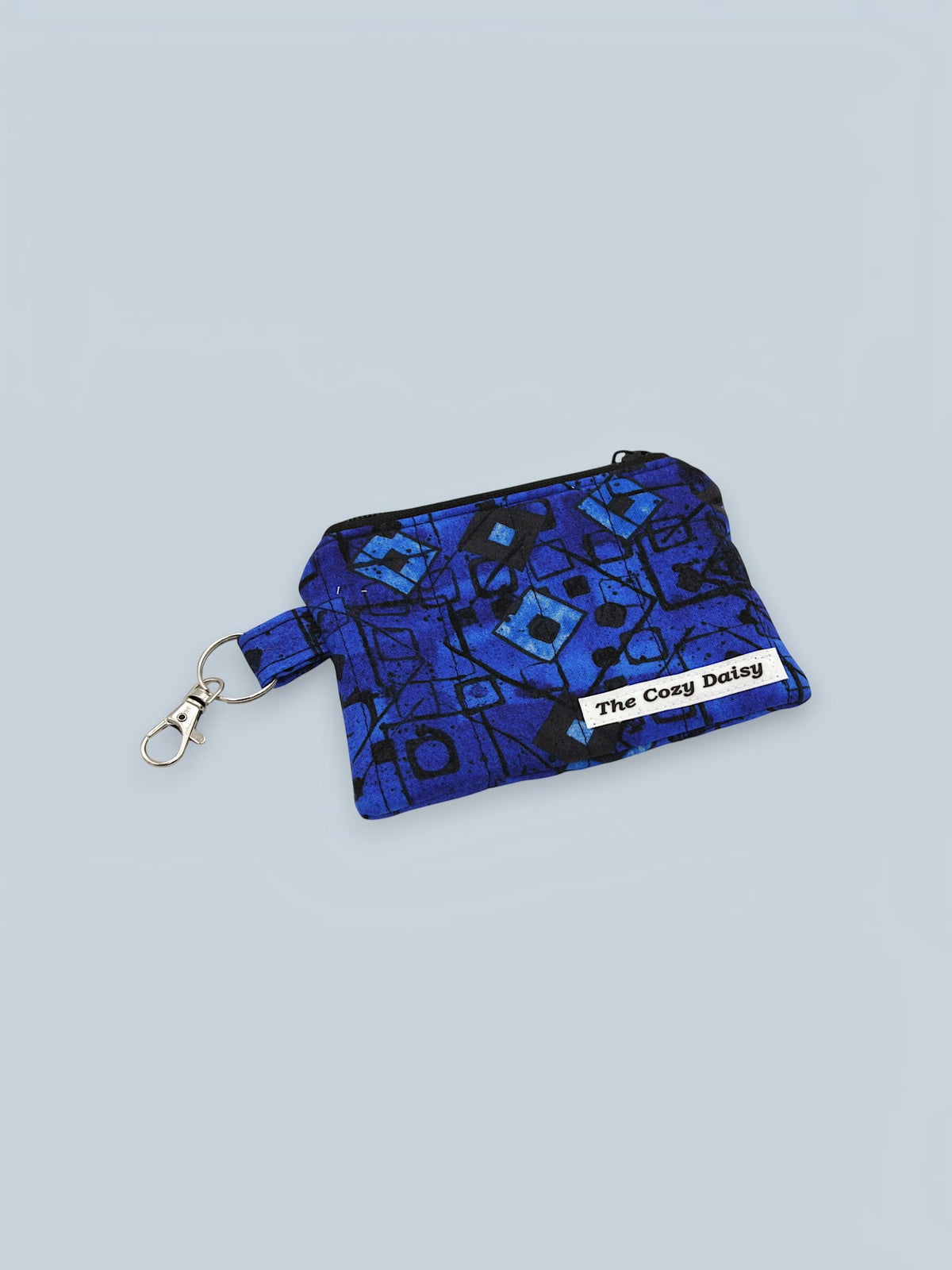 Wallet — Blue Geometric