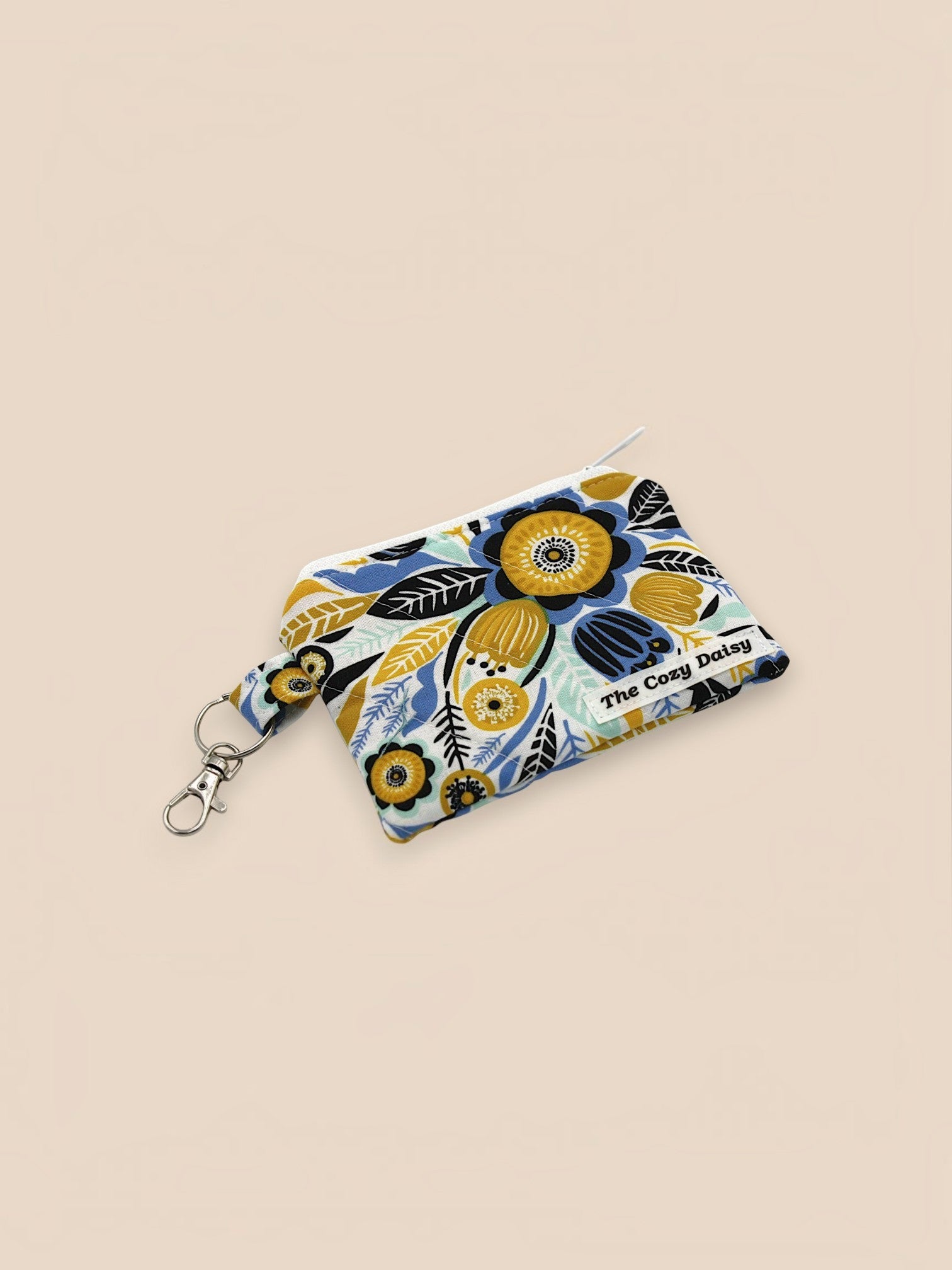 Wallet — Blue & Gold Wildflower