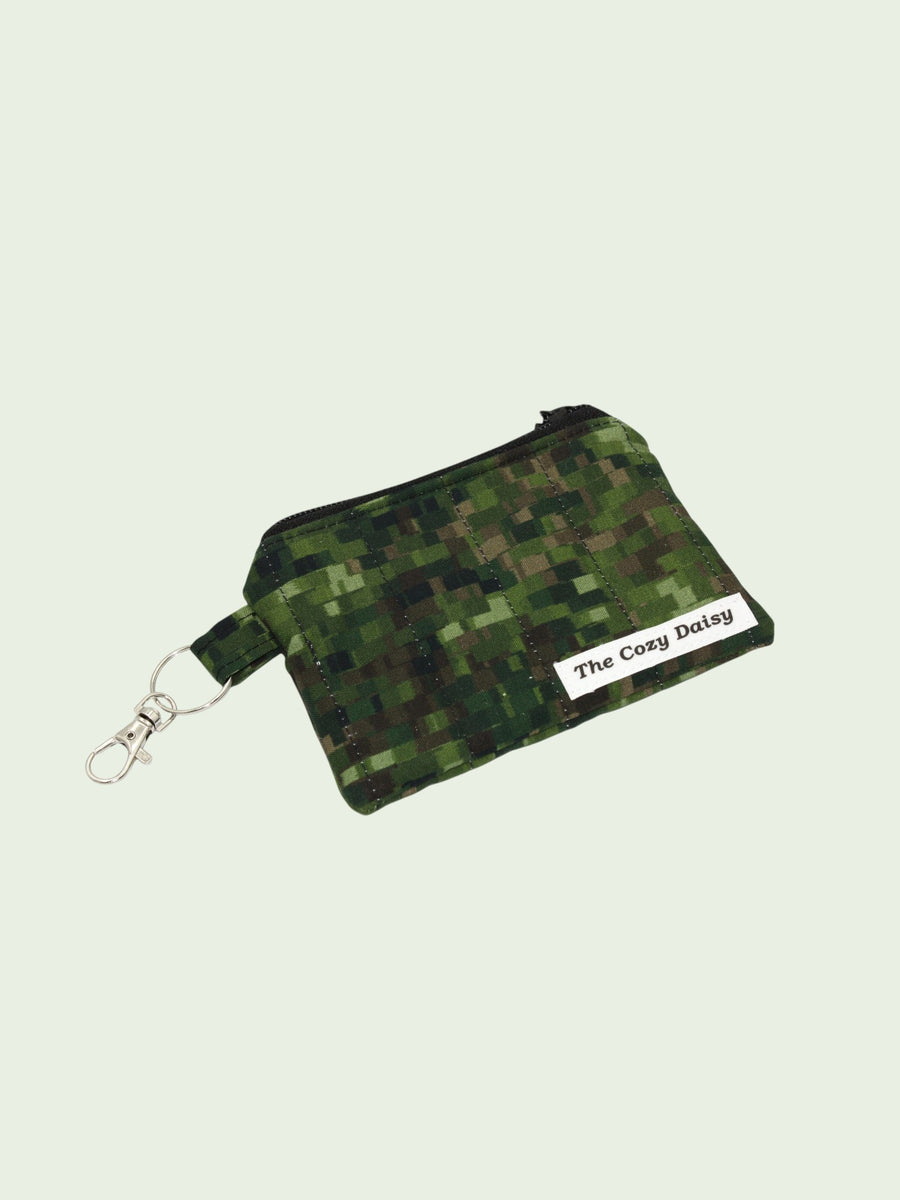 Wallet — Green Brown Pixel