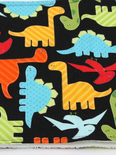 Bib & Burp Cloth Set — Dinosaur — detail