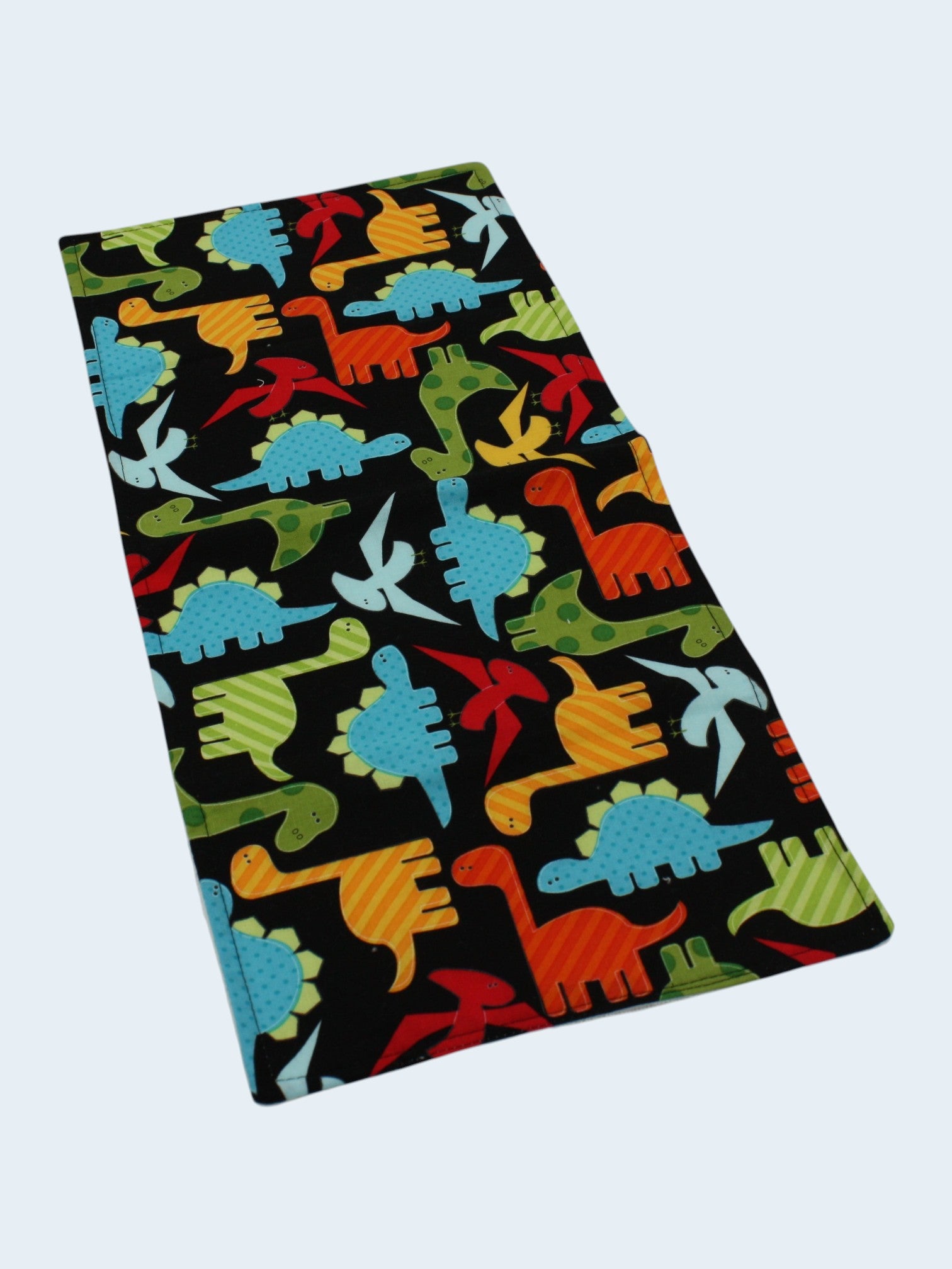 Bib & Burp Cloth Set — Dinosaur — outside