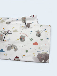 Bib & Burp Cloth Set — Dream Bear — detail