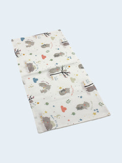 Bib & Burp Cloth Set — Dream Bear — outside