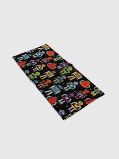 Bib & Burp Cloth Set — Robot — outside