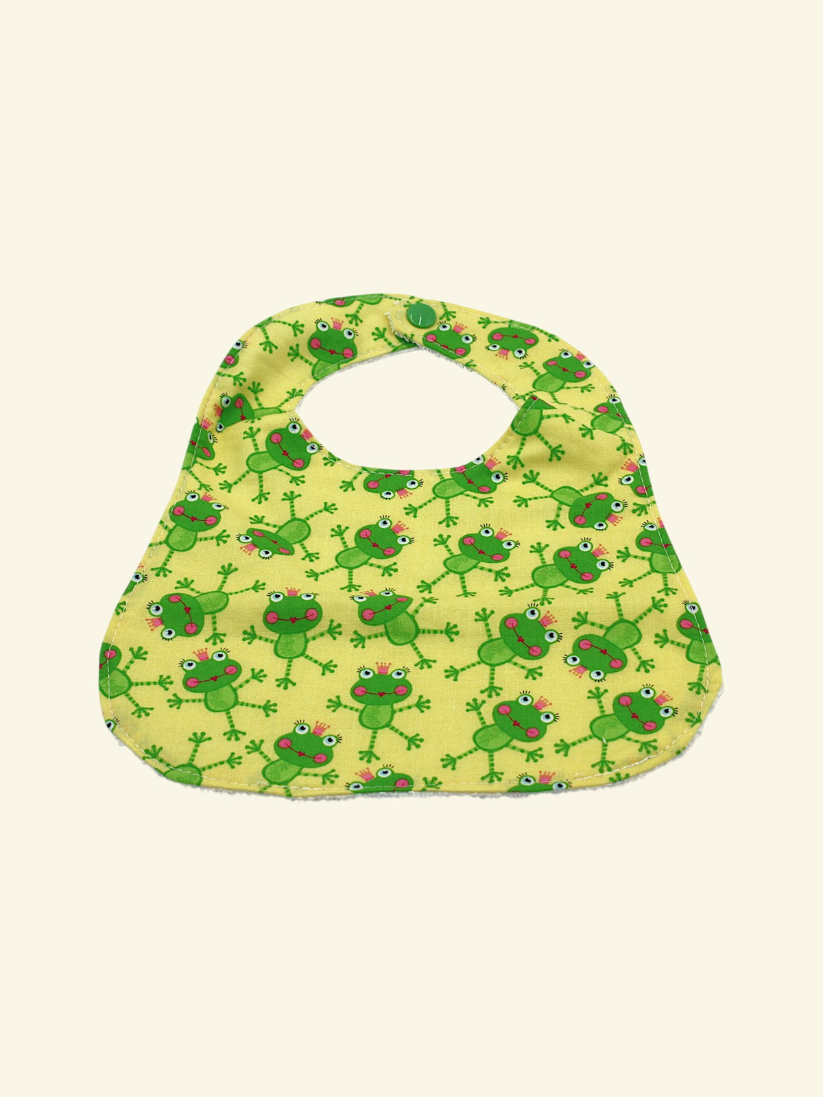 Frog Princess baby bib