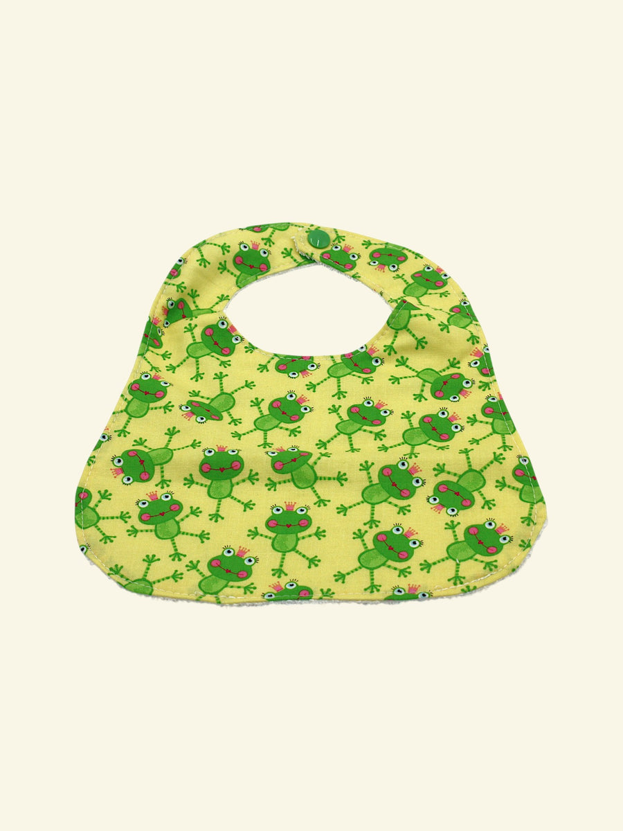 Frog Princess baby bib