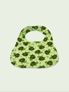 Turtles baby bib alternate view
