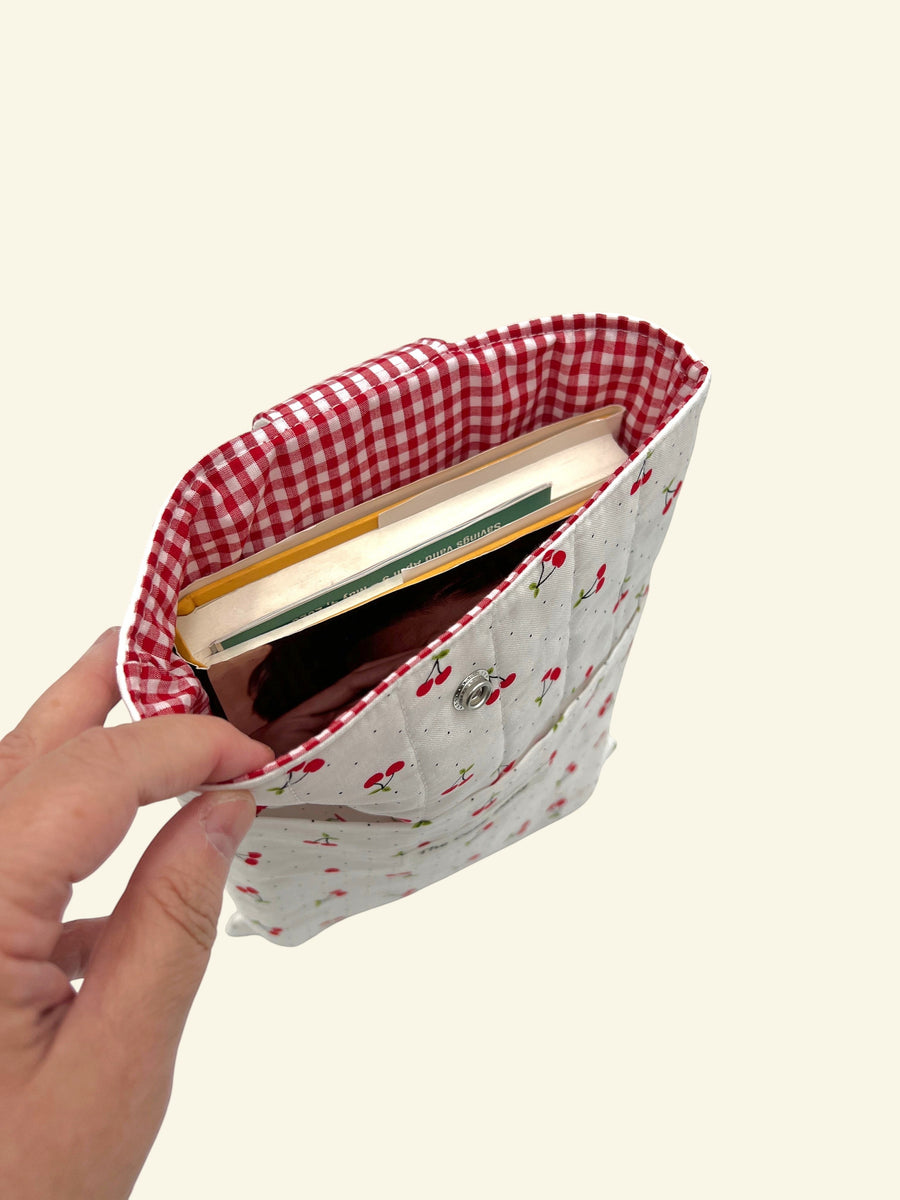 Book Sleeve (Large) — Red Cherry