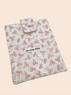 Book Sleeve (Large) — Petite Pink Bows