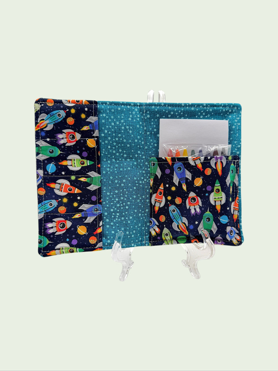 Spaceship Crayon Wallet photo 2