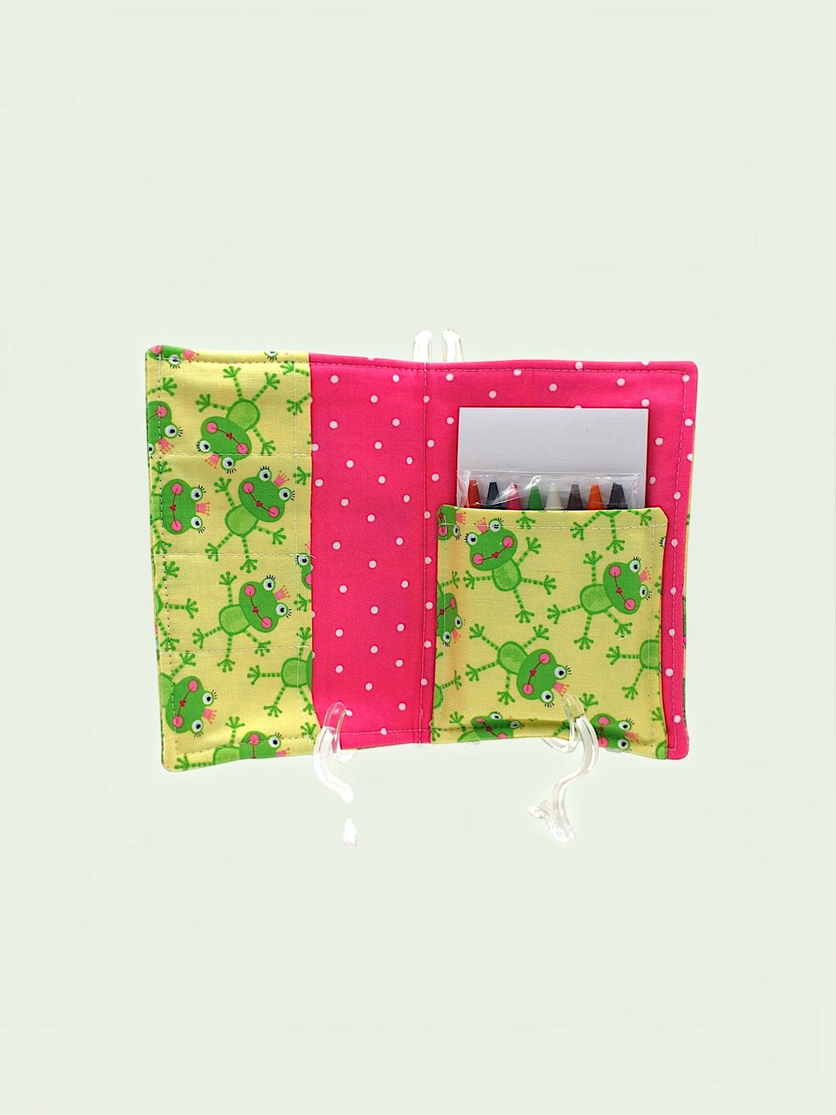 Crayon Wallet — Frog Princess — inside
