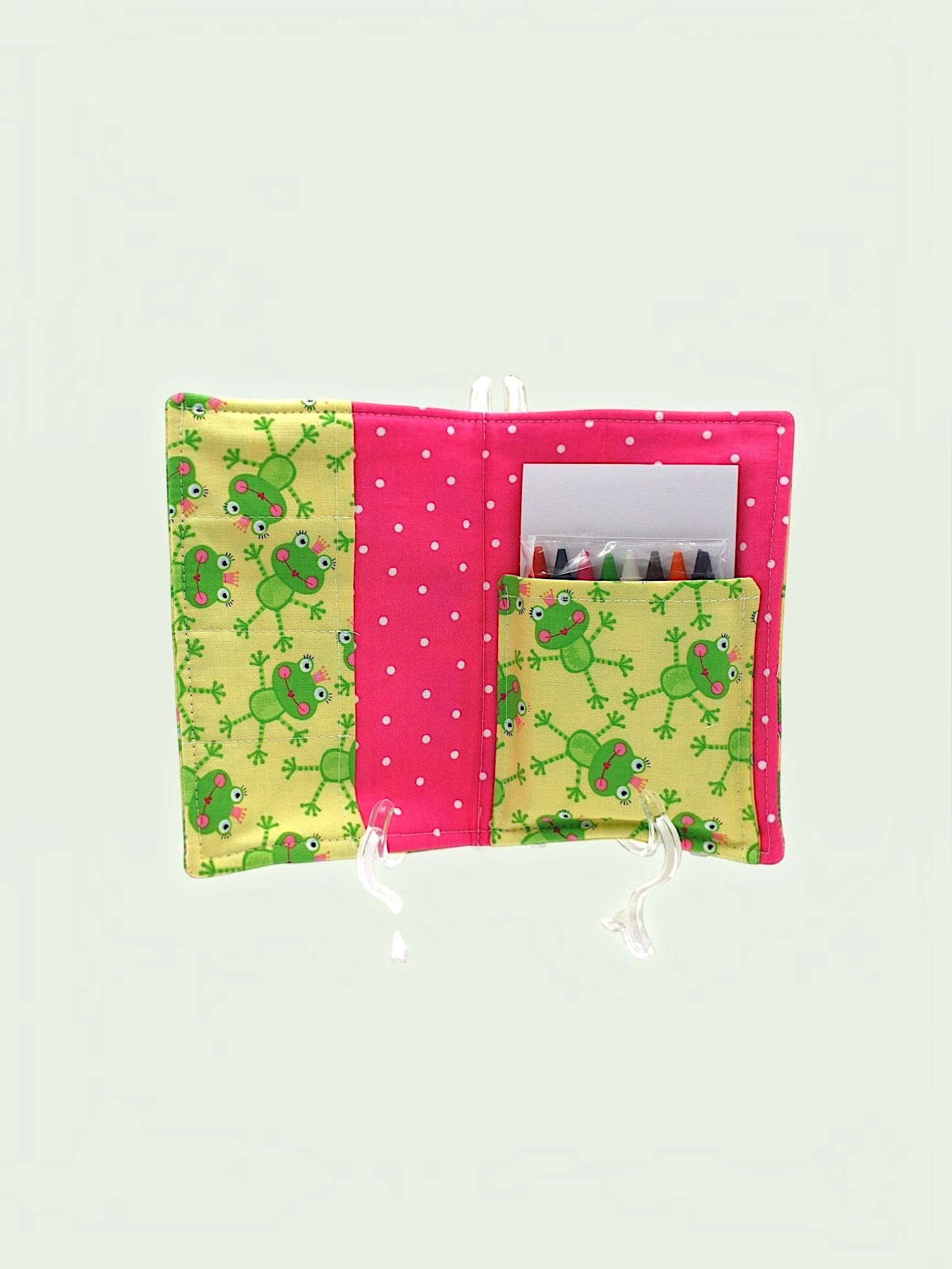 Crayon Wallet — Frog Princess — inside