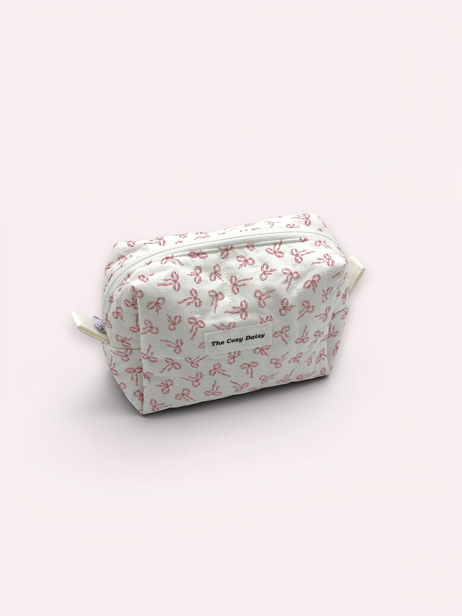 The Everything Pouch — Petite Pink Bows image 1