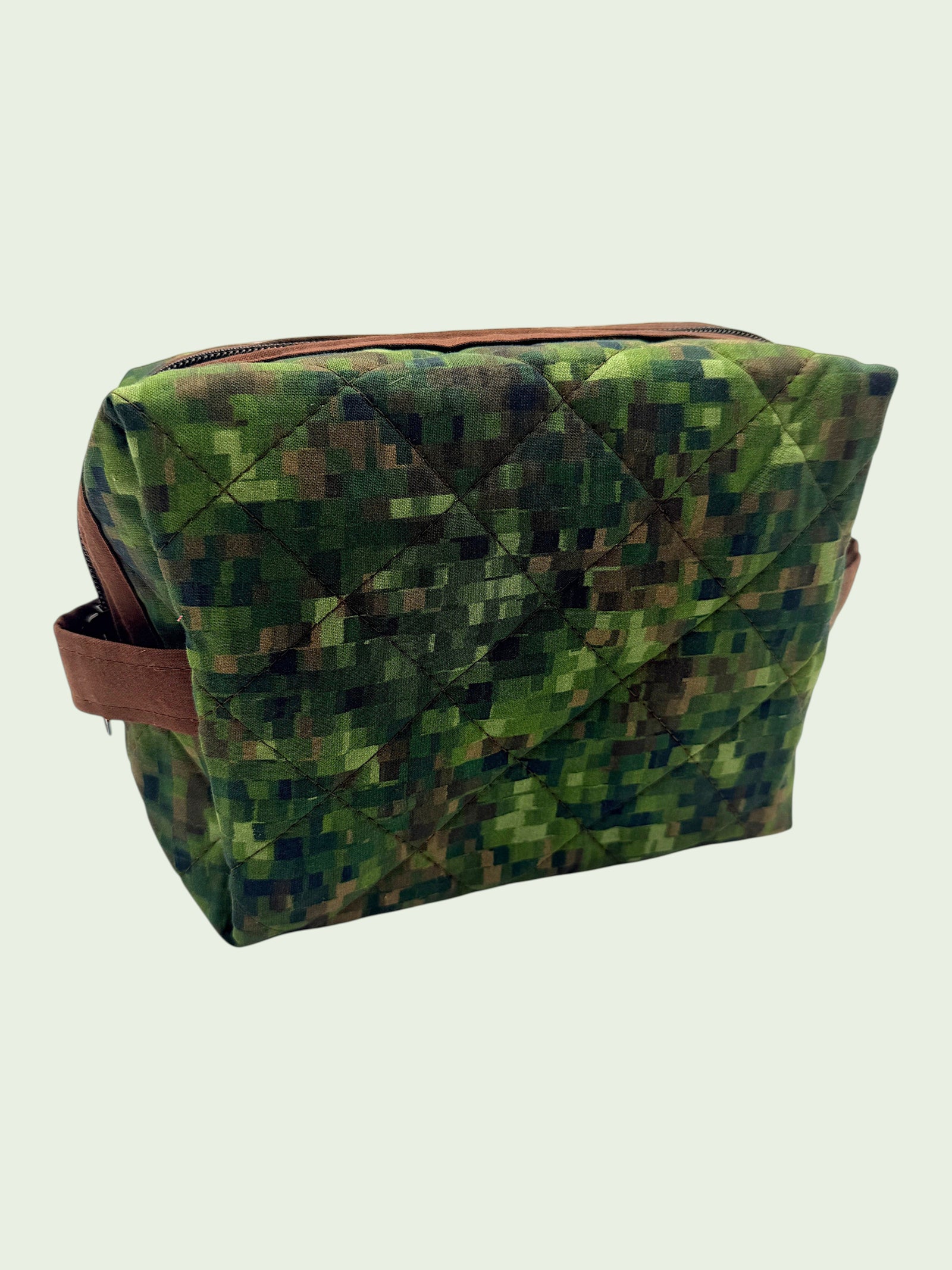 Green Brown Pixel Holland Pouch photo 1