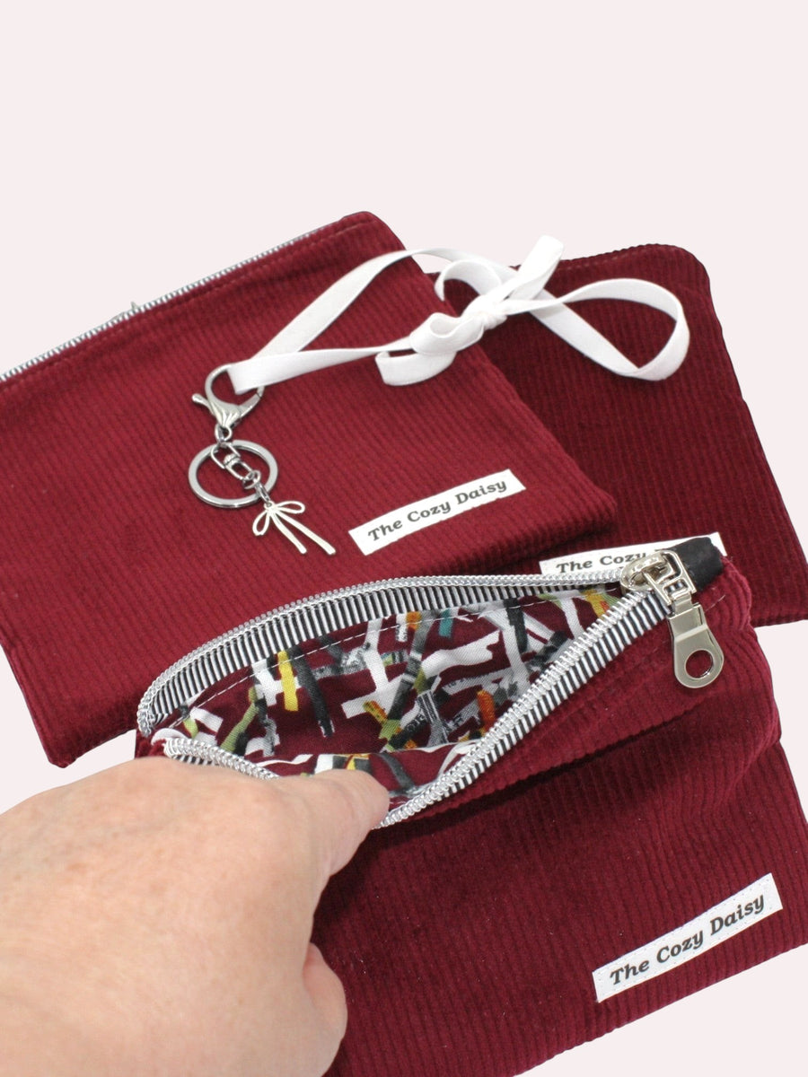 Organizing Set — Burgundy — outside
