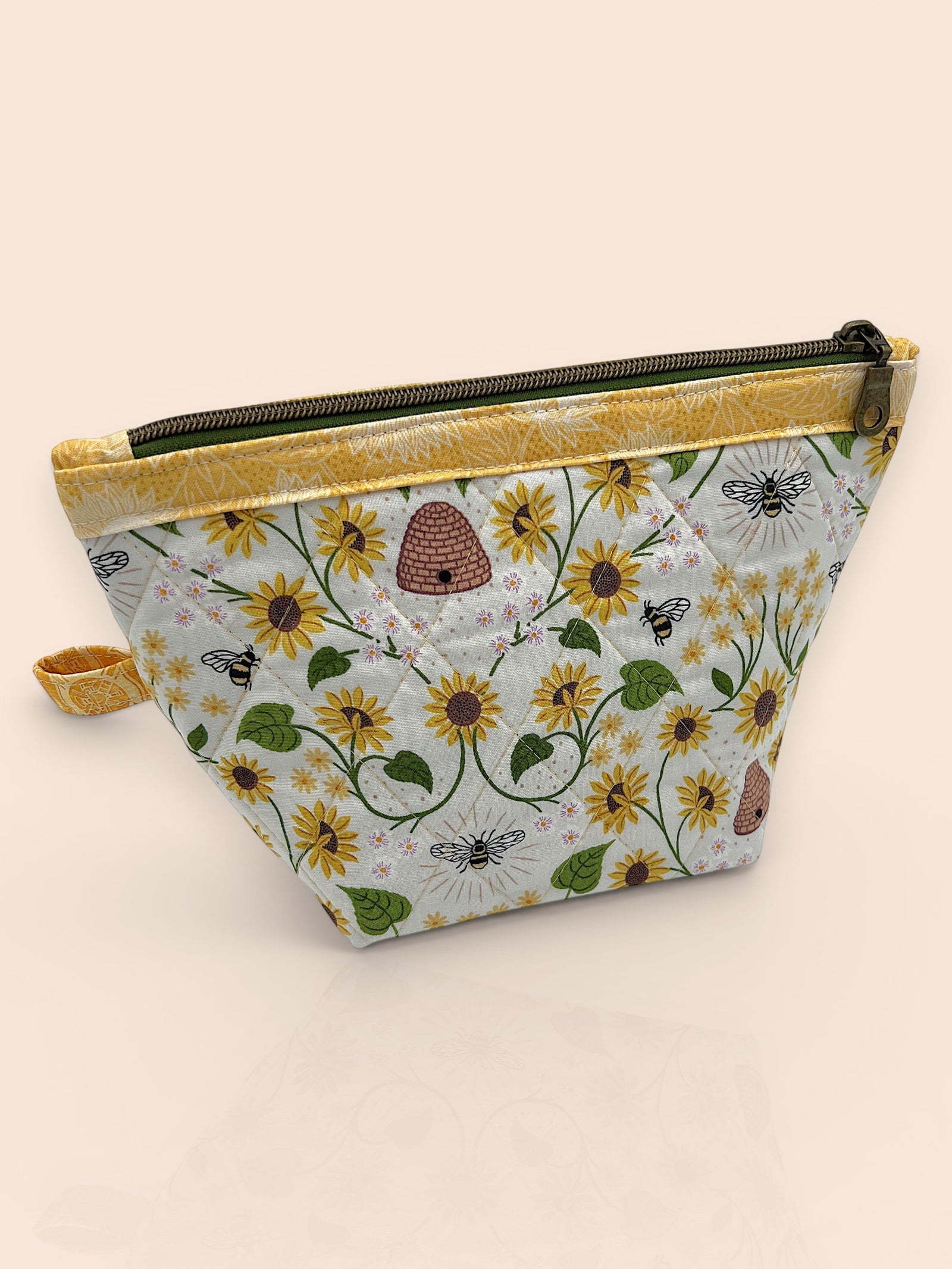 Pyramid Pouch (Large) — Bumblebee — outside
