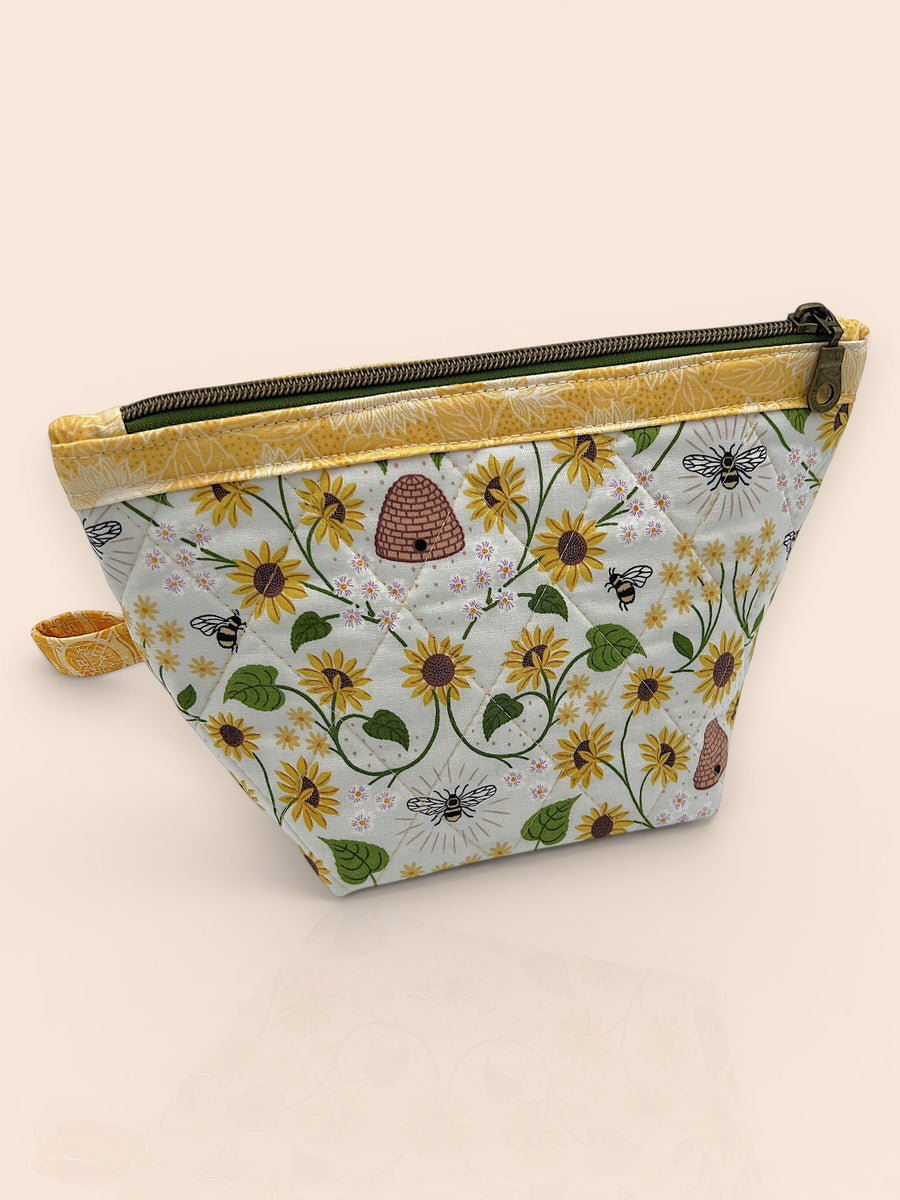 Pyramid Pouch (Large) — Bumblebee — outside