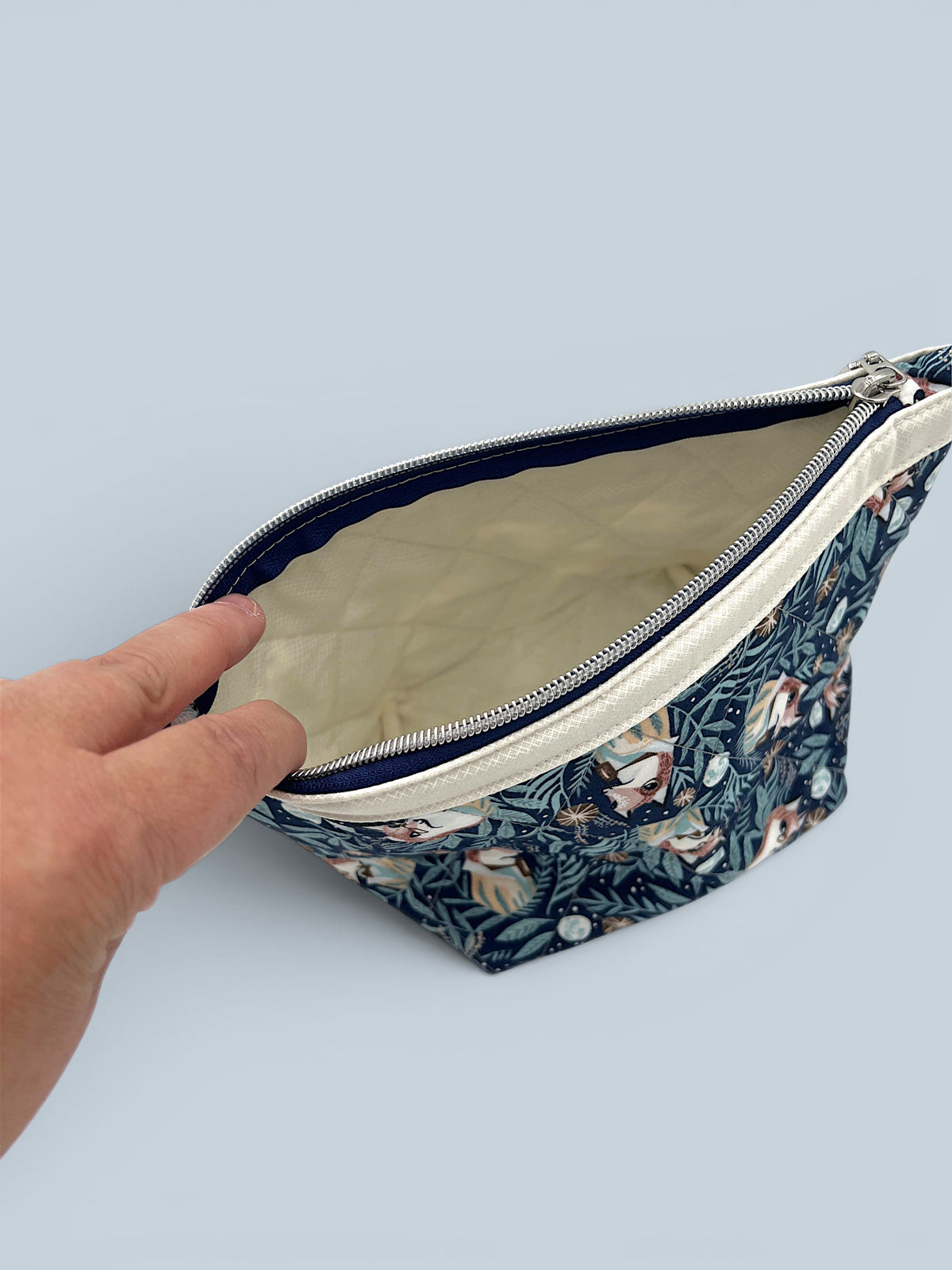 Pyramid Pouch (Large) — Fox — inside
