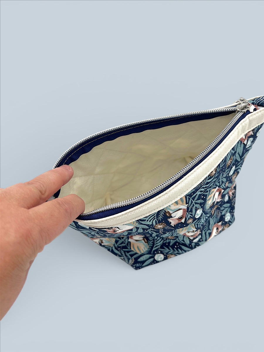 Pyramid Pouch (Small) — Fox — inside