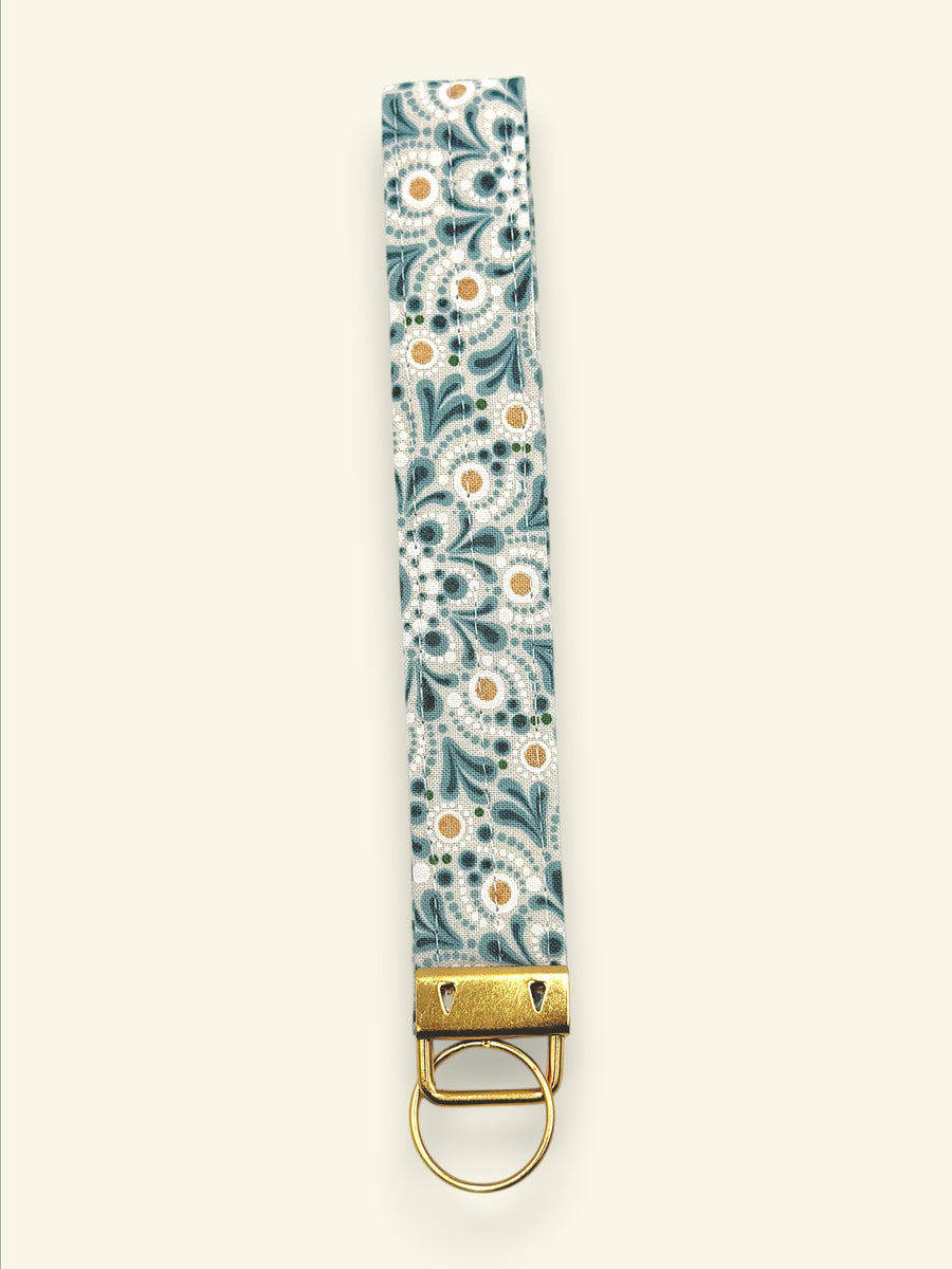 Wristlet — Teal — outside